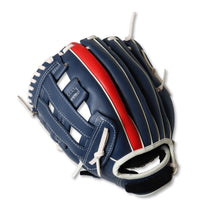 Load image into Gallery viewer, Khlok Vinyl Softball Glove 10&quot; Right Hand Navy
