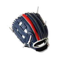 Load image into Gallery viewer, Khlok Vinyl Softball Glove 12&quot; Right Hand Navy
