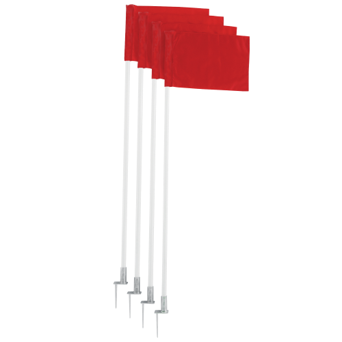 Football Posts With Flags ( Set Of 4)