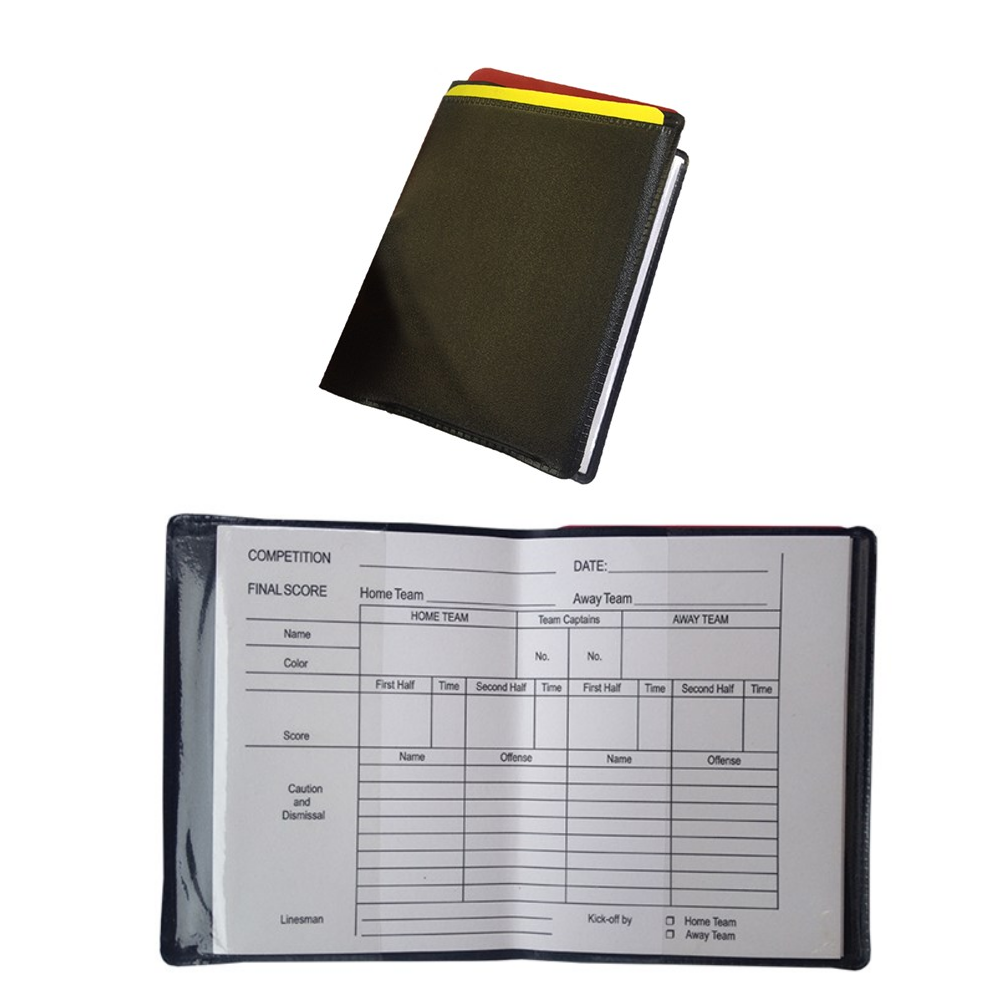 Soccer Referee Wallet W/Cards And Score Sheets